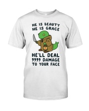 He is beauty he is grace Premium Fit Mens Tee tile
