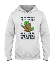 He is beauty he is grace Hooded Sweatshirt tile