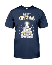 Funny Penguins Ugly Christmas Classic T-Shirt thumbnail