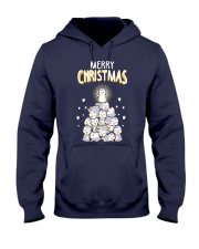 Funny Penguins Ugly Christmas Hooded Sweatshirt thumbnail
