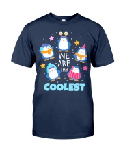 Penguins On Snow Classic T-Shirt thumbnail