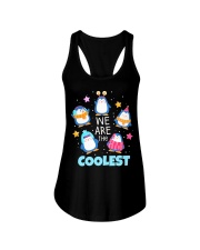 Penguins On Snow Ladies Flowy Tank thumbnail