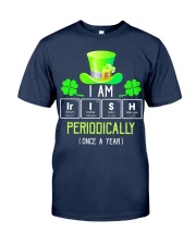 I Am Irish Periodically Funny Chemist St Patrick Classic T-Shirt thumbnail