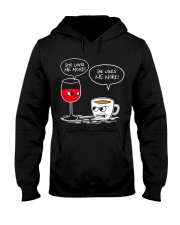 She Loves Wine More Hooded Sweatshirt thumbnail