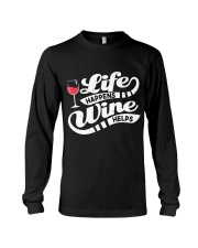 Life Happens Wine Long Sleeve Tee thumbnail