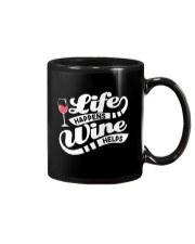 Life Happens Wine Mug thumbnail
