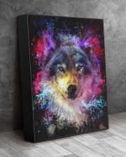 Beautiful Colorful Wolf 11x14 Gallery Wrapped Canvas Prints aos-canvas-pgw-11x14-lifestyle-front-08