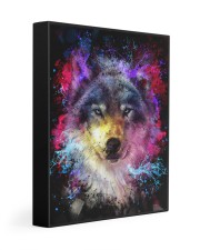 Beautiful Colorful Wolf 11x14 Gallery Wrapped Canvas Prints thumbnail