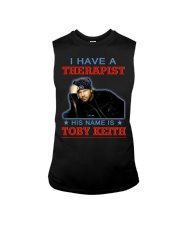 I HAVE A THERAPIST HIS NAME IS TOBY KEITH Sleeveless Tee thumbnail