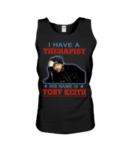 I HAVE A THERAPIST HIS NAME IS TOBY KEITH Unisex Tank thumbnail