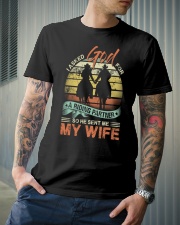 I Asked God for A Riding Partner So He Sent Me Classic T-Shirt lifestyle-mens-crewneck-front-6