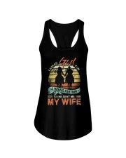 I Asked God for A Riding Partner So He Sent Me Ladies Flowy Tank tile