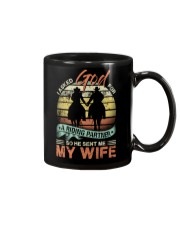 I Asked God for A Riding Partner So He Sent Me Mug tile