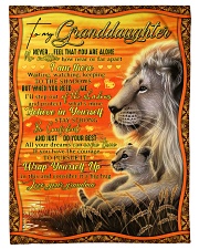 Granddaughter - Just Do Your Best - Fleece Blanket Small Fleece Blanket - 30" x 40" front