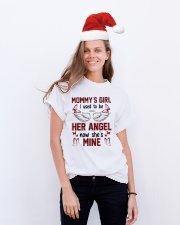 Mother's Day- I Used To Be Her Angel now she is mine Classic T-Shirt lifestyle-holiday-crewneck-front-1