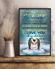 TO MY WIFE - PENGUIN - I LOVE YOU 16x24 Poster lifestyle-poster-3