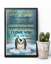 TO MY WIFE - PENGUIN - I LOVE YOU 16x24 Poster lifestyle-poster-8