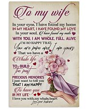 TO MY WIFE - ROSE - I LOVE YOU 16x24 Poster front