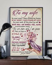 TO MY WIFE - ROSE - I LOVE YOU 16x24 Poster lifestyle-poster-2