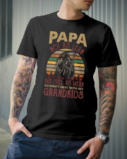Papa Not as lean But still as mean Classic T-Shirt lifestyle-mens-crewneck-front-6