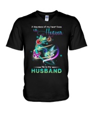 A BIG PIECE OF MY HEART - HUMMINGBIRD V-Neck T-Shirt thumbnail