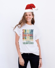 Son-in-law - Vintage - You Volunteered Classic T-Shirt lifestyle-holiday-crewneck-front-1