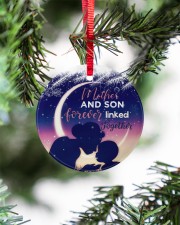 Mom - Moon Circle ornament - single (porcelain) aos-circle-ornament-single-porcelain-lifestyles-07