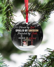 Grandma - Blessed By God Spoiled By Grandma Circle ornament - single (porcelain) aos-circle-ornament-single-porcelain-lifestyles-07