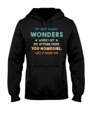 My aunt always wonders Hooded Sweatshirt thumbnail
