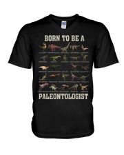BORN TO BE - DINOS - SCHOOL V-Neck T-Shirt thumbnail