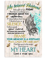 MY ANGEL HUSBAND - BUTTERFLY - MISS YOU 16x24 Poster front