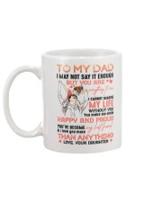TO MY DAD - MY BEST FRIEND Mug back