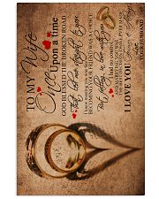 TO MY WIFE 16x24 Poster front