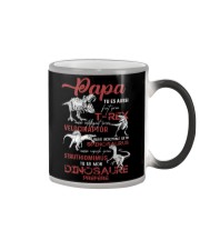 FRENCH VERS - TO DAD -TU ES MON DINOSAURE PRÉFÉRÉ Color Changing Mug thumbnail