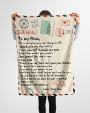 Gifts for Mom - Fleece Blanket Small Fleece Blanket - 30" x 40" aos-coral-fleece-blanket-30x40-lifestyle-front-14
