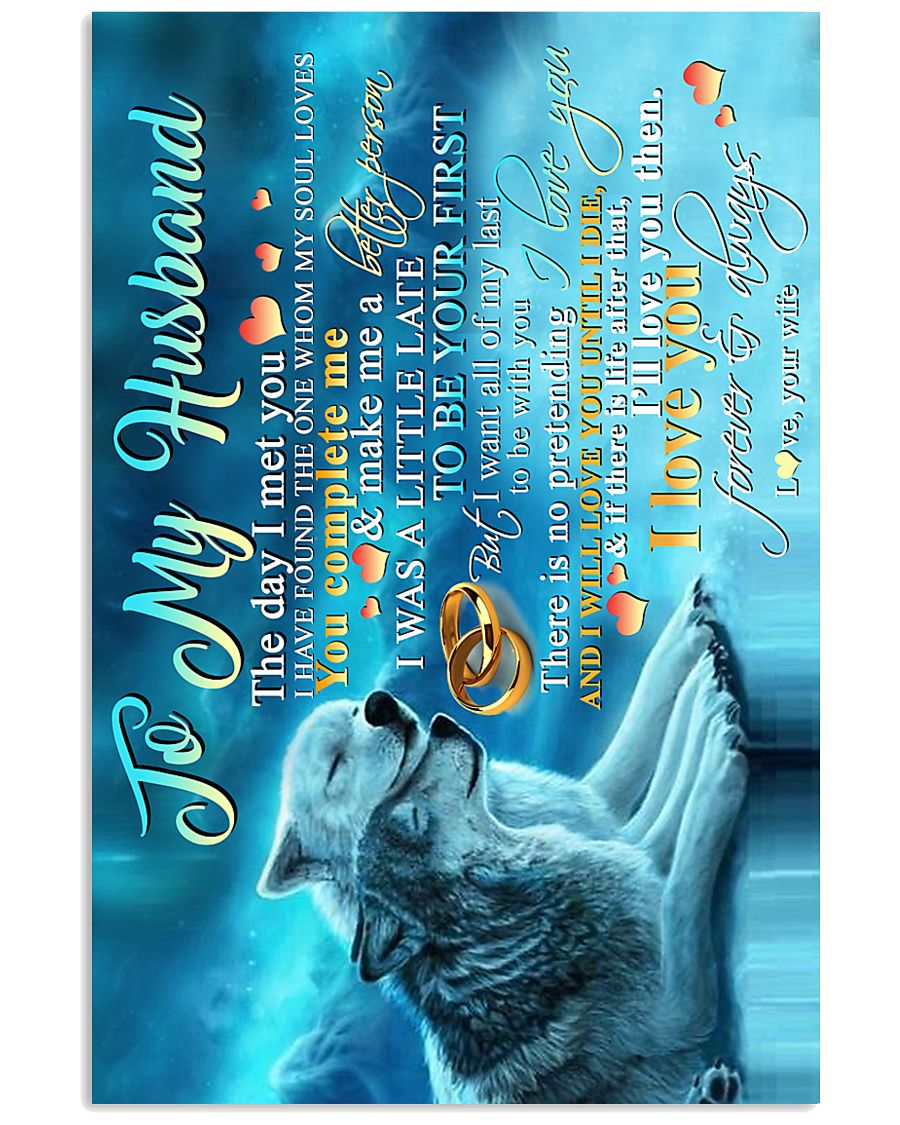 TO MY HUSBAND 16x24 Poster