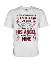 Angel - To A Son-in-law With Wings V-Neck T-Shirt tile