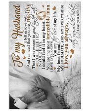 TO MY HUSBAND 16x24 Poster front