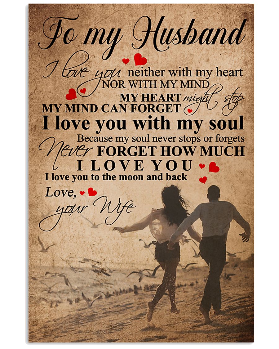 TO MY HUSBAND 16x24 Poster