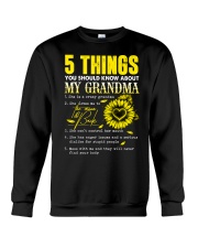 Grandma to Grandchild - 5 Things You Should Know Crewneck Sweatshirt tile