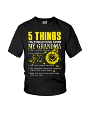 Grandma to Grandchild - 5 Things You Should Know Youth T-Shirt front