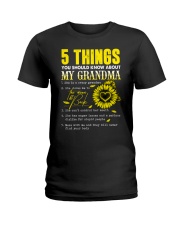 Grandma to Grandchild - 5 Things You Should Know Ladies T-Shirt tile