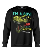 Saurus - I am A Boy - T-shirt Crewneck Sweatshirt tile