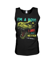 Saurus - I am A Boy - T-shirt Unisex Tank tile