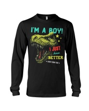Saurus - I am A Boy - T-shirt Long Sleeve Tee tile
