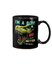 Saurus - I am A Boy - T-shirt Mug tile