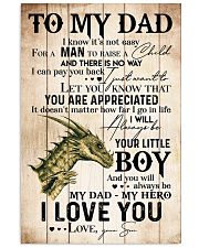 TO MY DAD - DRAGON - MY HERO 16x24 Poster front