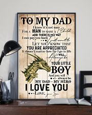 TO MY DAD - DRAGON - MY HERO 16x24 Poster lifestyle-poster-2