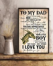 TO MY DAD - DRAGON - MY HERO 16x24 Poster lifestyle-poster-3