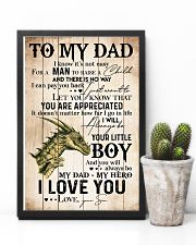 TO MY DAD - DRAGON - MY HERO 16x24 Poster lifestyle-poster-8